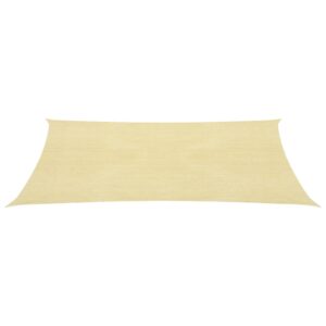 vidaXL Solsegel 160 g/m² beige 2x4,5 m HDPE - Bild 3