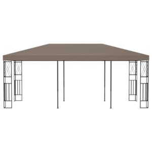 vidaXL Paviljong 6x3 m taupe tyg - Bild 2