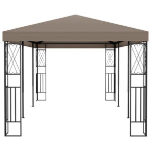 vidaXL Paviljong 6x3 m taupe tyg - Bild 3