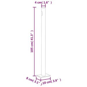 vidaXL Infällbar sidomarkis 170x1200 cm röd - Bild 11