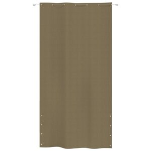 vidaXL Balkongskärm taupe 140x240 cm oxfordtyg - Bild 2