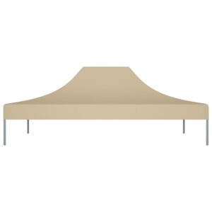 vidaXL Tak till partytält 4x3 m beige 270 g/m² - Bild 3