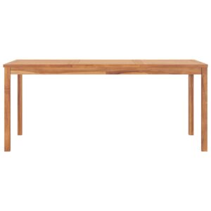 vidaXL Trädgårdsbord 180x90x77 cm massiv teak - Bild 2