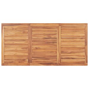 vidaXL Trädgårdsbord 180x90x77 cm massiv teak - Bild 5