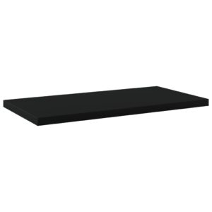 vidaXL Hyllplan 4 st svart 40x20x1,5 cm konstruerat trä - Bild 2