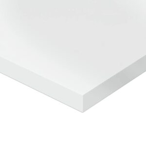 vidaXL Hyllplan 4 st vit högglans 40x20x1,5 cm konstruerat trä - Bild 7