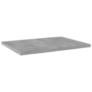 vidaXL Hyllplan 4 st betonggrå 40x30x1,5 cm konstruerat trä - Bild 2