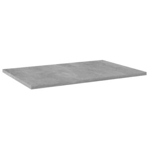 vidaXL Hyllplan 4 st betonggrå 60x40x1,5 cm konstruerat trä - Bild 2