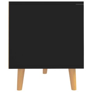 vidaXL Tv-bänk svart 90x40x48,5 cm konstruerat trä - Bild 6