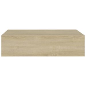 vidaXL Väggmonterade lådor ek 2 st 40x23,5x10 cm MDF - Bild 5