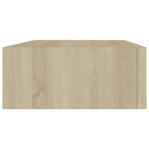 vidaXL Väggmonterade lådor ek 2 st 40x23,5x10 cm MDF - Bild 6