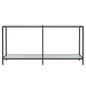 vidaXL Konsolbord vit 160x35x75 cm härdat glas - Bild 3