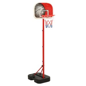 vidaXL Flyttbar basketkorg justerbar 138,5-166 cm - Bild 2