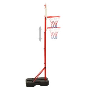 vidaXL Flyttbar basketkorg justerbar 138,5-166 cm - Bild 4