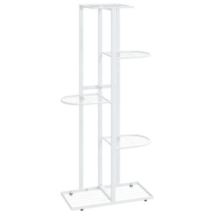 vidaXL Växtställ med 5 hyllor 43x22x98 cm vit metall - Bild 2