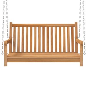 vidaXL Hammock massiv teak 114x60x64 cm - Bild 3