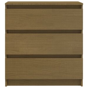 vidaXL Sängbord honungsbrun 60x36x64 cm massiv furu - Bild 6