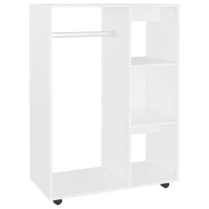 vidaXL Garderob vit 80x40x110 cm spånskiva - Bild 2