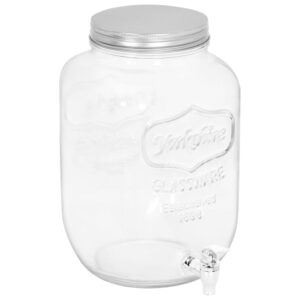 vidaXL Glasbehållare med tappkran 8050 ml glas - Bild 2