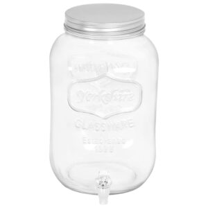 vidaXL Glasbehållare med tappkran 8050 ml glas - Bild 3