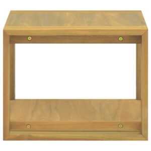 vidaXL Väggmonterat badrumsskåp 45x45x35 cm massiv teak - Bild 3