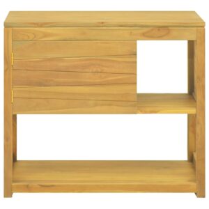 vidaXL Badrumsskåp 85x40x75 cm massiv teak - Bild 2