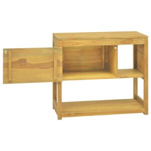 vidaXL Badrumsskåp 85x40x75 cm massiv teak - Bild 3