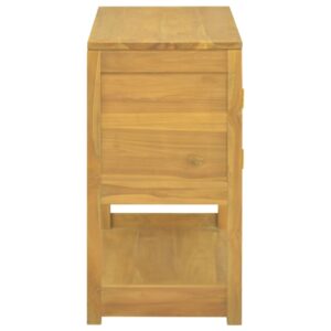 vidaXL Badrumsskåp 85x40x75 cm massiv teak - Bild 5