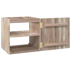 vidaXL Väggmonterat badrumsskåp41x38x40cm massiv teak - Bild 7