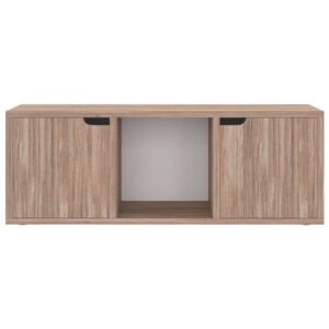 vidaXL TV-bänk grå sonoma-ek 88,5x27,5x30,5 cm spånskiva - Bild 7