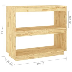 vidaXL Bokhylla 80x35x71 cm massiv furu - Bild 8