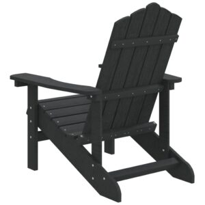 vidaXL Adirondackstol HDPE antracit - Bild 5