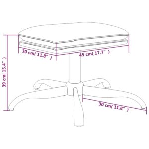 vidaXL Fotpall mörkgrön 60x60x36 cm sammet - Bild 6