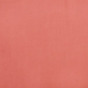 vidaXL Fotpall rosa 60x60x36 cm sammet - Bild 5