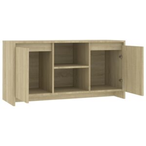 vidaXL TV-bänk sonoma-ek 102x37,5x52,5 cm spånskiva - Bild 7