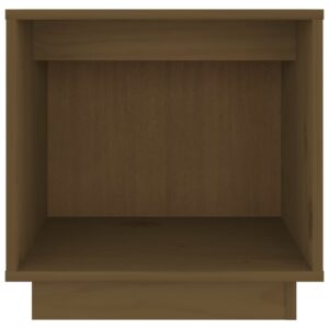 vidaXL Sängbord 2 st honungsbrun 40x30x40 cm massiv furu - Bild 5