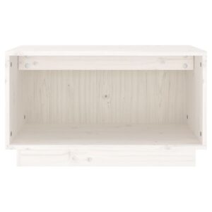 vidaXL Tv-bänk vit 60x35x35 cm massiv furu - Bild 6