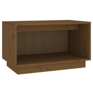 vidaXL Tv-bänk honungsbrun 60x35x35 cm massiv furu - Bild 2