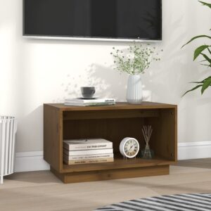 vidaXL Tv-bänk honungsbrun 60x35x35 cm massiv furu - Bild 4