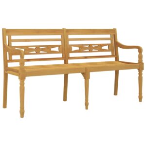 vidaXL Bataviabänk 150 cm massiv teak - Bild 2