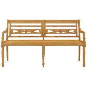 vidaXL Bataviabänk 150 cm massiv teak - Bild 3