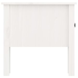 vidaXL Sidobord 2 st vit 50x50x49 cm massivt furuträ - Bild 8