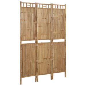 vidaXL Rumsavdelare 3 paneler bambu 120x180 cm - Bild 2