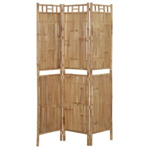 vidaXL Rumsavdelare 3 paneler bambu 120x180 cm - Bild 3