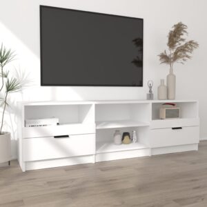 vidaXL Tv-bänk vit 150x33,5x45 cm konstruerat trä - Bild 3