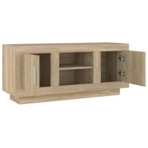 vidaXL Tv-bänk sonoma-ek 102x35x45 cm konstruerat trä - Bild 7