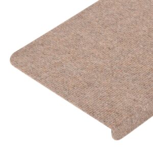 vidaXL Trappstegsmattor självhäftande 15 st 65x24,5x3,5 cm beige - Bild 7