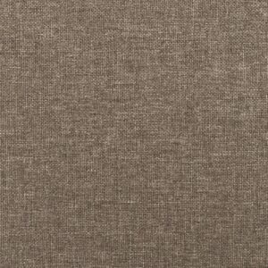 vidaXL Sänggavel taupe 100 x 7 x 78/88 cm tyg - Bild 7