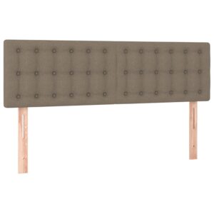 vidaXL Huvudgavlar 2 st taupe 72x5x78/88 cm tyg - Bild 2