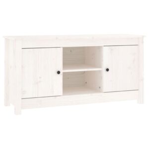 vidaXL Tv-bänk vit 103x36,5x52 cm massiv furu - Bild 2